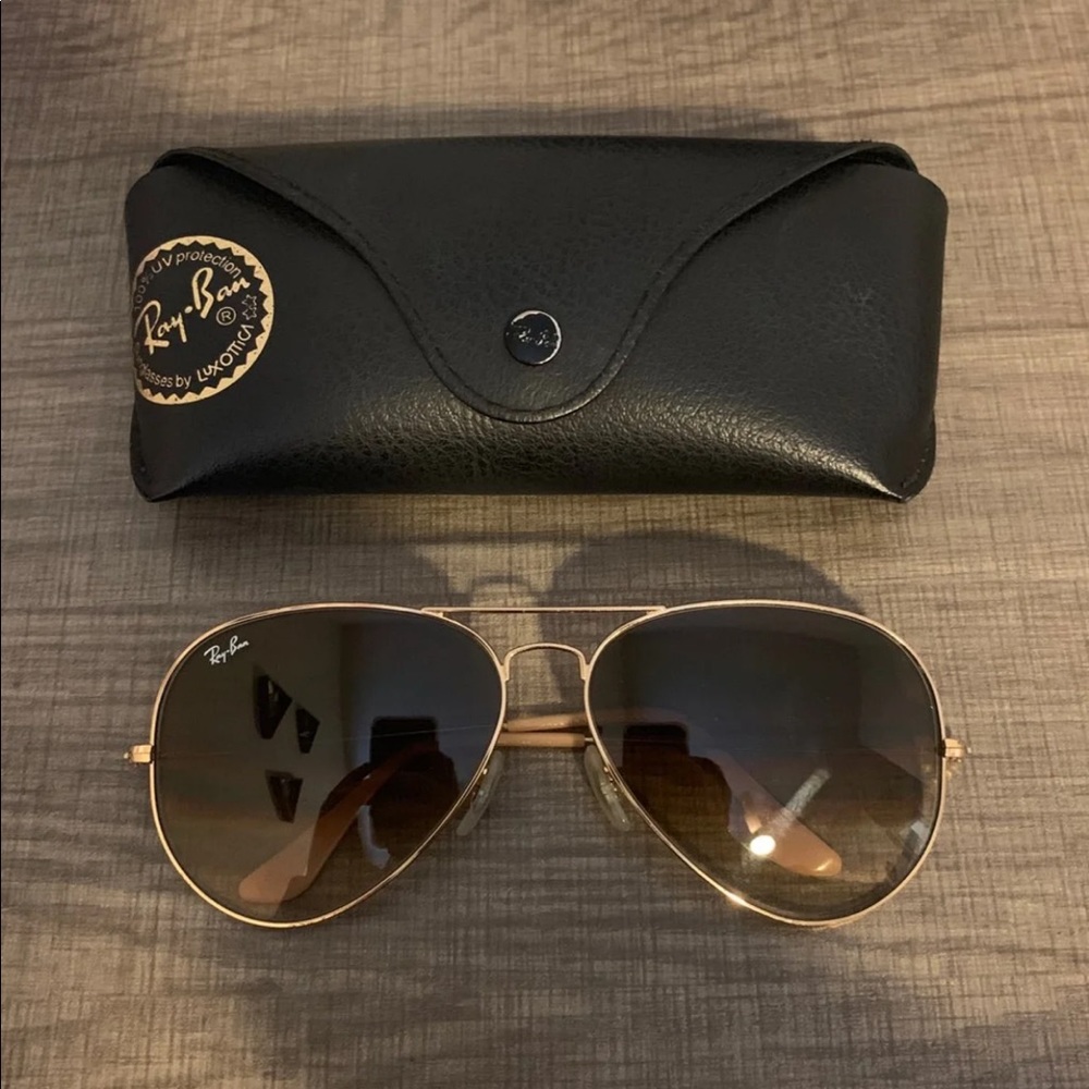 62 MM rayban aviators